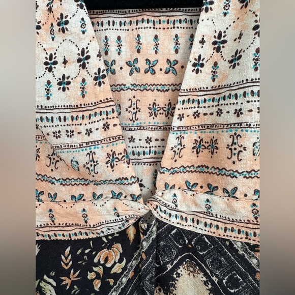 Free People Descanso Mini Dress Small Long Sleeve Boho - Picture 5 of 11